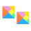 2Sets Educational Tangram Plastic Colored Jigsaw Toys 7