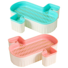 Set Of 3 Outdoor Cat Feeder Grass Planting Box Water Tray Cultivation