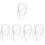 5Pcs White Desktop Makeup Mirrors for Home and Bedroom Use 6
