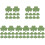 5Sets Green Leaf Paper Cutouts Decorative Wall Art DIY Classroom Decor 3