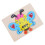 1Set Wooden Abc Puzzle Board Kids Bee Pattern Preschool Learning Toy 9