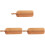3Pcs Smooth Surface Wooden Cutting Boards for Kitchen Light Brown 4
