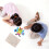 1Set Wooden Abc Puzzle Board Kids Bee Pattern Preschool Learning Toy 5