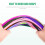 2 Sets Flexible Chenille Pipe Cleaners For Diy Art Crafts Decorations 8