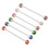 12 Pcs Popular Personality Earring 8