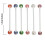 12 Pcs Popular Personality Earring 6
