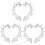 3Pairs Leaf Ear Clips Durable Non-Piercing Ear Accessories 2