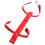 2Pcs Heavy Duty Iron Fire Extinguisher Bracket Red Wall Mount for Home 7