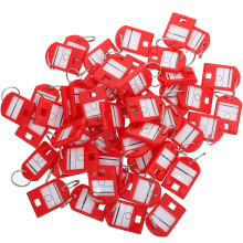 2 Count Key Tags With Labels Keychain Colored Man