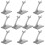 30Pcs Plastic Rc Plane Stands Grey Adjustable Anti-Slip Model Display 3