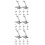 30Pcs Plastic Rc Plane Stands Grey Adjustable Anti-Slip Model Display 9