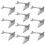 30Pcs Plastic Rc Plane Stands Grey Adjustable Anti-Slip Model Display 2