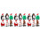 18 Pcs Xmas Themed Wind-Up Toys Clockwork Playthings 5
