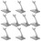 30Pcs Plastic Rc Plane Stands Grey Adjustable Anti-Slip Model Display 1