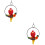 2Pcs Simulation Parrot Window Garden Decoration Fake Bird Model 5