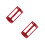 2pcs Fire Extinguisher Wall-Mounted Bracket Wall Hanger Hanging Holder 7