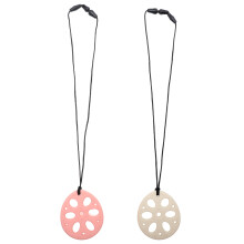 2Pcs Silicone Infant Teethers Pink Soft Molar Teether for Daily Use