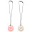 2Pcs Silicone Infant Teethers Pink Soft Molar Teether for Daily Use 1
