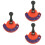 3Pcs Glass Tile Hole Drill with Vacuum Suction Base Multi-Function Kit 5