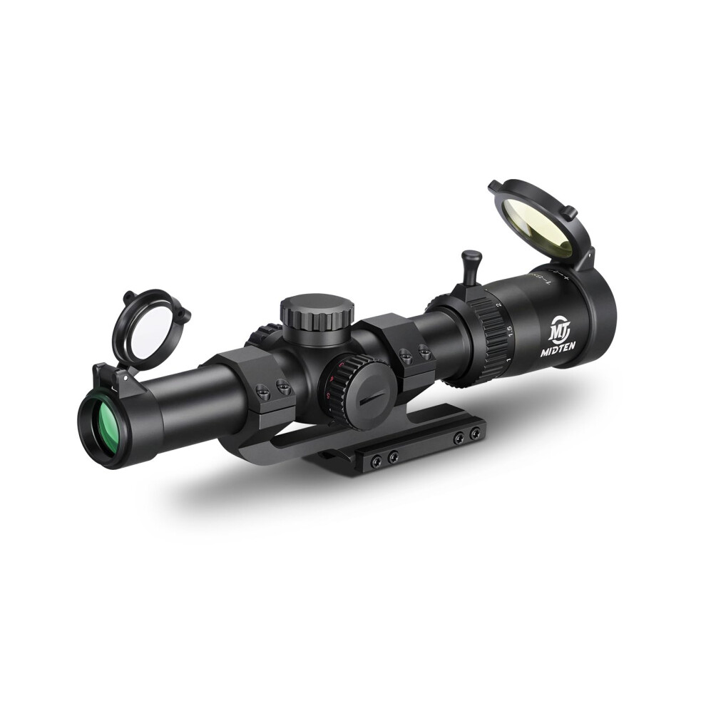 Photos - Other LPVO Rifle Scope Red Green Illuminated BDC/Circle