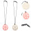 2Pcs Silicone Infant Teethers Pink Soft Molar Teether for Daily Use 5