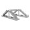 2Sets ABS Footbridge Building Model Grey for DIY Sand Table Decoration 1