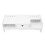 2Pcs White PVC Laptop Stand Desktop Elevated Rack with Storage Drawer 1