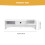 2Pcs White PVC Laptop Stand Desktop Elevated Rack with Storage Drawer 11