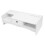 2Pcs White PVC Laptop Stand Desktop Elevated Rack with Storage Drawer 3