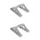 2Sets ABS Footbridge Building Model Grey for DIY Sand Table Decoration 6