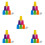 5 Sets Stacking Cup Game With Paper Card For Kids 4