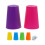 5 Sets Stacking Cup Game With Paper Card For Kids 2