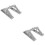 2Sets ABS Footbridge Building Model Grey for DIY Sand Table Decoration 7