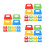 36Pcs Colorful Plastic Paint Scrapers for Kids Creative DIY Projects 8