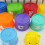 2Sets Toddler Stacker Toys Foldable Cups Educational Playset 3