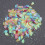 Bright Fan-Shaped Craft Sequins for Kids' DIY Art Projects 6
