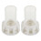 6Pcs Water Dispenser Plastic Reusable Feeder for 2