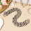 2Pcs Grey Resin Bag Chains Durable DIY Handbag Replacement Accessories 8
