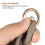 2Pcs Grey Resin Bag Chains Durable DIY Handbag Replacement Accessories 5