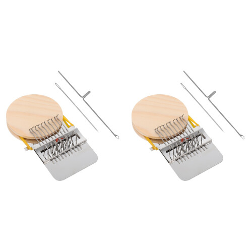 2Sets Handgemaakt Weefgetouw Knitter Educatief Speelgoed 1