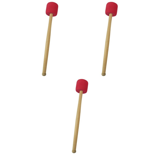 3St Drumhammers Met Hout Voor Percussie En Basdrum Geluid 2