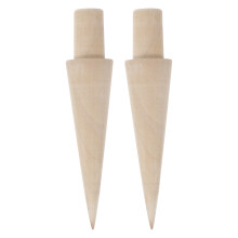 4St Creme Hoorn Roller Hout Duurzaam Keuken Knutsel Set