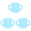 3St Baby Waterbeker Van Siliconen, , Trainingsbeker 2