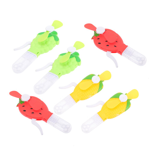 24St Kinderbellenblaas Ventilator Plastic Leuk Draagbaar Assortiment
