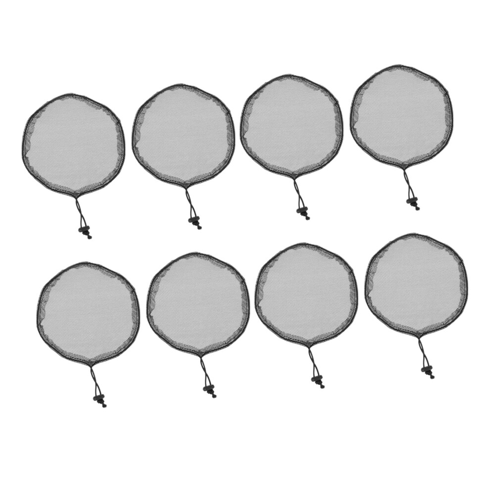 8pcs Breathable Mesh Wig Caps Elastic Stretch Fit for Wig Making Braids and Buns