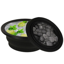 Facial Ice Bath Foldable Silicone Bowl with BuiltIn Ice Tray for Pore Tightening and Puffiness Reduction