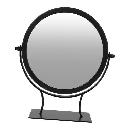 Vanity Mirror with Adjustable Angle and Durable Iron Frame for Bathroom Bedroom Desktop Use
