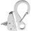 'Durable Anchor Hook for Jet Skis with Quick Release Function Supports 8000 Pounds Silver 0.375in' 5