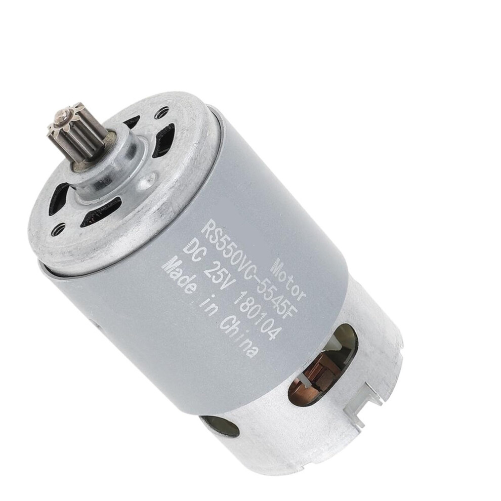 Rs550 Electronic Starter 25V 19500 Rpm Dc Electronic Starter With Single Speed 9/12 Teeth And Torque Gear Box For Drill/Screwdriver. 9113335586932