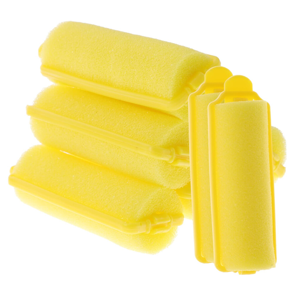 24pcs Heatless Hair Curlers Soft Sponge Rollers for Women No Damage Overnight Styling